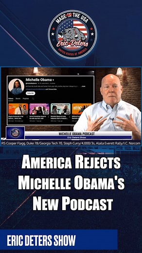 231K views · 10K reactions | America Rejects Michelle Obama's New Podcast #Obama #Podcast #Entertainment #MichelleObama | Eric Deters for Kentucky and America | Facebook