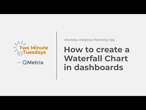 How to create a Waterfall Chart in dashboards – Workday Adaptive Planning