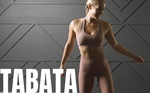 【Heather Robertson】非常高效！25分钟残酷自重TABATA锻炼，无器械练全身，巨暴汗！