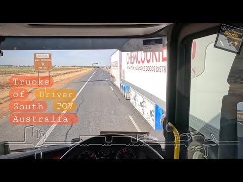 South Australian TRUCKS from DRIVER POV Northern Expressway