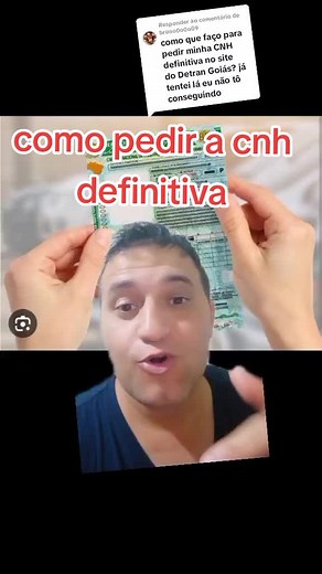 Respondendo a @bruno0o0o09 como pegar cnh definitiva detran goias #autoescola #habilitacao #cnh