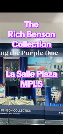 Get downtown to La Salle Plaza, MPLS to see the amazing Rich Benson Collection exhibition - new themed windows have just been added! 💜☮️ @hennepinarts #hennepinarts | The Purple Stream