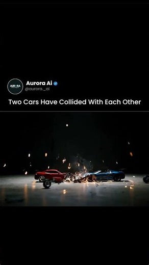 AI Animation: Cars Colliding at Full Speed 🚗💥 | Realistic Crash Simulation