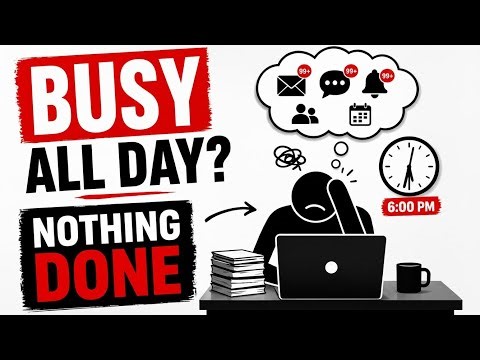 Why You Feel Busy All Day but Get Nothing Done (Smartly Explained)