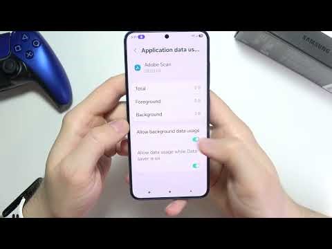 SAMSUNG Galaxy S26: How to Disable Background Data Usage for App