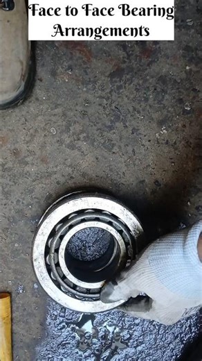 Face to Face Bearing Arrangement Applications #bearing #rollerbearing #pump