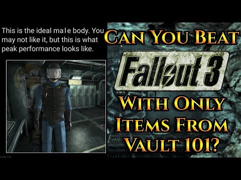 Can You Beat Fallout 3 With Only Items From Vault 101?