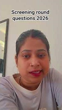 Screening Round Interview Questions | What HR Asks in First Round | Tips to Clear Easily