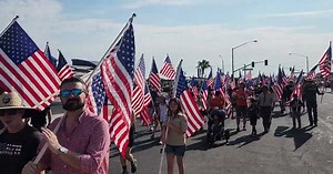 VIDEO: Parade of 1,000 Flags