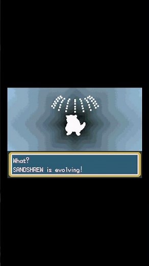 Pokemon FireRed: My SANDSHREW evolved into SANDSLAH