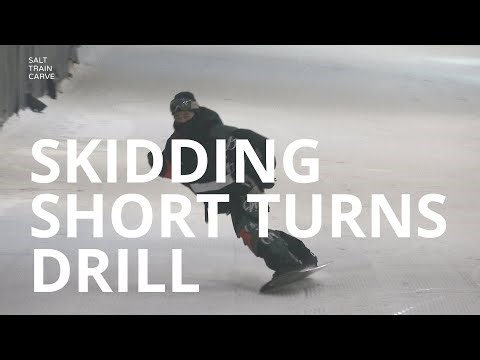 Skidding Short Turns Drill
