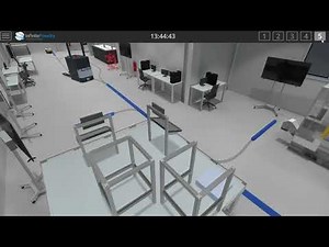 Seamlessly Track AMR Robots & Automated Operations: High-Resolution Digital Twin in Action!