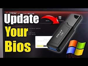 How to Update BIOS on MSI Motherboard for PC or Laptop (New GPU or CPU )
