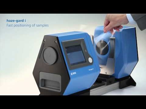 haze gard i - How to control the appearance of transparent materials with a transmission haze meter?