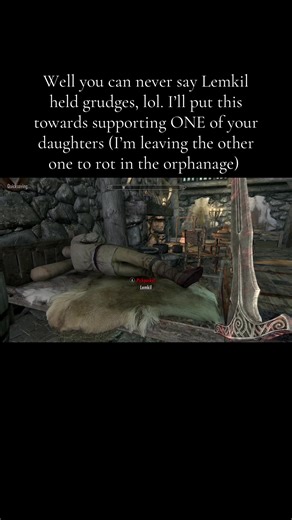 I tried speeding it up to make it go quicker, since I was taking my sweet time finding that letter of inheritance lol. Do NOT mention my mods that I use to cheat at the game, LOL #skyrim #mods #videogames