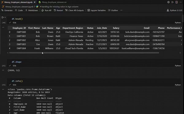 #datascience #python #pandas #datacleaning #kaggle #learninginpublic | Divya Sahu