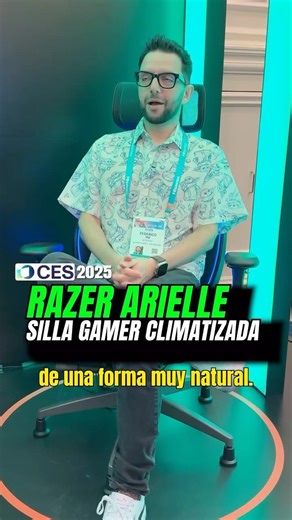 Federico Ini on Instagram: "SILLA GAMER ¡CALEFACCIONADA Y REFRIGERADA!: Este prototipo de Razer permite estar totalmente a gusto para tus sesiones de juego y además estar sincronizado el RGB de setup. Probé Project Arielle en #CES2025 y me sorprendió (mucho). ¿Si tuviera un precio lógico la comprarían? Si te gustó ❤ Compartilo con quien pueda servirle↗️ ¿Dudas? Las contesto en los comentarios. #gaming #tech #tecno #sillagamer #gaming #fps"