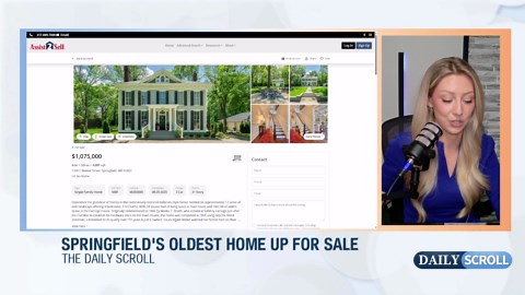 Springfield's oldest home is for sale; How you can take a tour