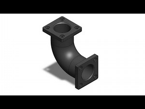 SolidWorks Tutorial: How to Model a Pipe Elbow with Flanges – Step-by-Step Guide