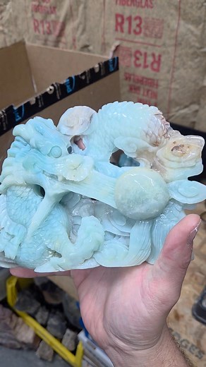Baby Dragon Amazonite Carving | That Rock Guy | Facebook