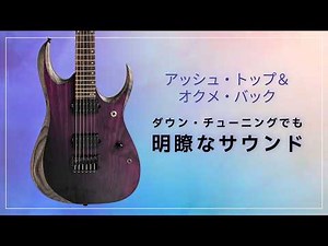 Ibanez、重低音が明瞭に響く673mmスケール・ギター！ RGD621AH-MNF