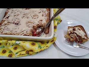 Bisquick collaboration/ Cherry Coffee Cake