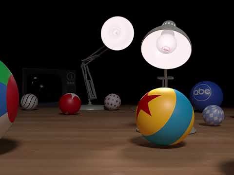 Luxo Jr. ABC Bumper - "A Whole Bunch of Balls"
