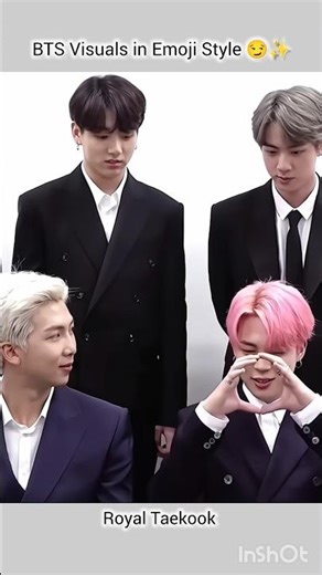 BTS Visuals in Emoji Style 😏✨|| #bts#foryou#viral#viralvideo#shorts#trending@royaltaekook