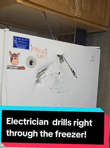 Electrician Drills Through Freezer: What Went Wrong
