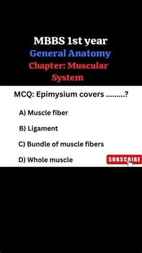 Anatomy Mcqs with explanation| Muscular System | General Anatomy | MBBS preparation #mbbs #anatomy