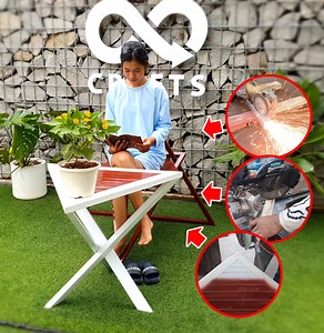 105K views · 523 reactions | DIY Awesome Flexible Chair & Table Set for Your Outdoor Space | Random Crafts | Facebook
