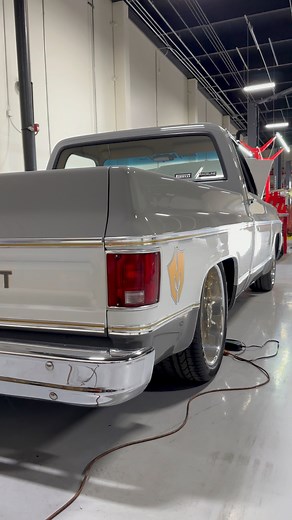 1K views · 22 reactions | 1975 C10 Thursday morning cold start! 樂 Cammed or stock? • @McGaughys 4.5”/6” Lowering Kit. • McGaughy’s 13” Big Brakes Kit. • 20x9 & 20x12 @RaceLineWheels • 265/35 & 335x30 @Pirelli Tires. • LS3 / 4L65 Combo • Body/Paint by @RapidAutoBody Special Thanks to @LMCtruck , @Dakota_Digital , Vision Auto Glass Works, @FlamingRiverUSA ——— #McGaughys #McGaughysDrop | McGaughy's Suspension | Facebook