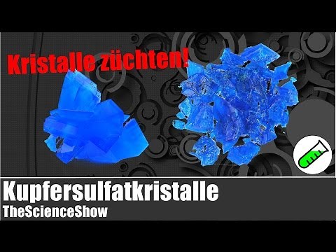 Kupfersulfatkristalle züchten! | TheScienceShow