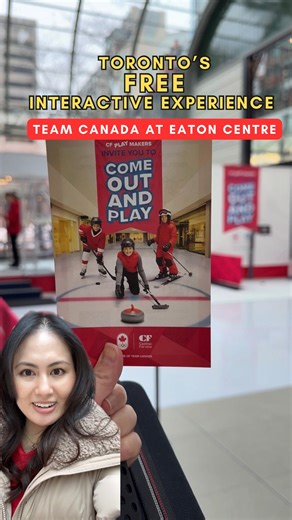 Rachelle Hernandez on Instagram: "Officially open to the public 🤍 CF Play Makers is now live at @cftoeatoncentre with free interactive activations inspired by @teamcanada . During today’s media preview it was honestly surreal seeing the medals up close and hearing the stories behind the years of hard work. I felt all giddy getting to have a chance to do selfies with them. Moments like that really show how sport brings a community together. Huge thank you to @thecakinggirl for being my little mo