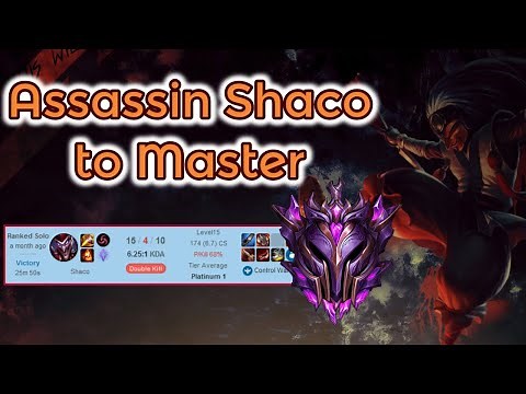 Assassin Shaco Jungle to Master [League of Legends] Full Gameplay - Infernal Shaco
