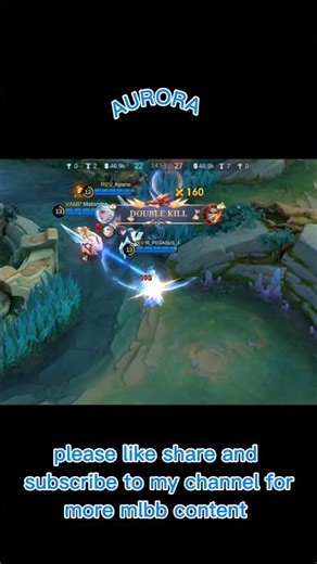 Why No One Escapes Aurora ❄️🔥 | MLBB Highlights #mlbb