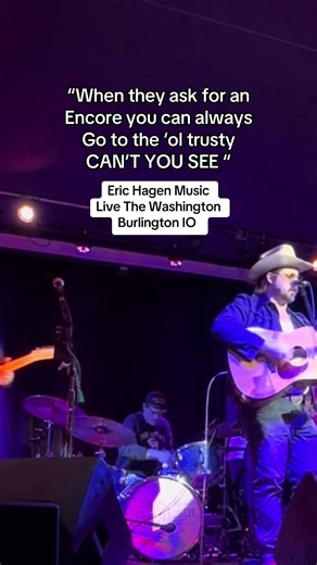 When they ask for an encore you can always go to the ‘ol trusty Can’t You See #makecountrysadagaintour2026 #countryrockmusic #tourlife