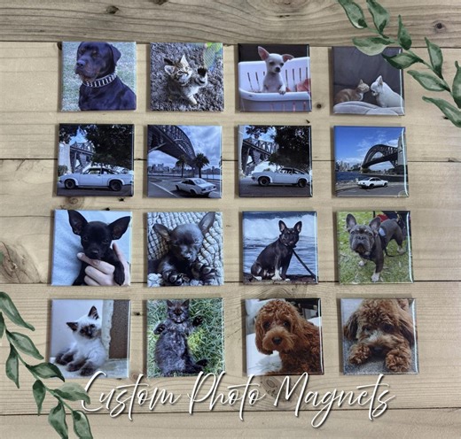 Custom Photo Magnets - Etsy