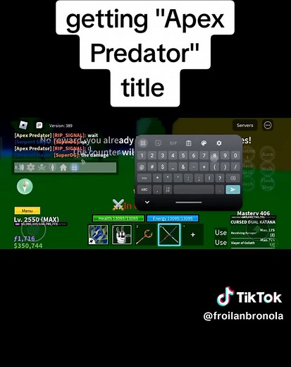 How to Become an Apex Predator in Blox Fruits on Roblox