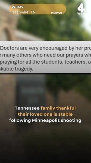 4.2K views · 41 reactions | A local parishioner at St. Stephen Catholic Community in Old Hickory is among those directly affected after her niece, a student at the Minnesota school, was struck by gunfire when bullets shattered the stained-glass windows of the building. ➡️ https://tinyurl.com/ycyc5jpw | WSMV 4, Nashville | Facebook