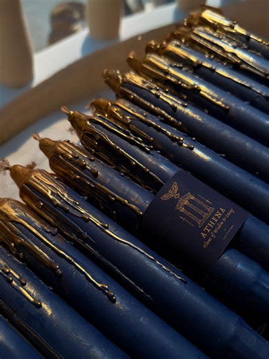 Athena Altar Candles Handmade Hellenic Ritual Candles Goddess Athena Candle Ritual Greek Mythology Decor Athene Altar Athene Taper Candles - Etsy