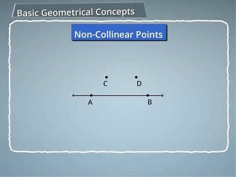 Collinear Points and Non-Collinear Points