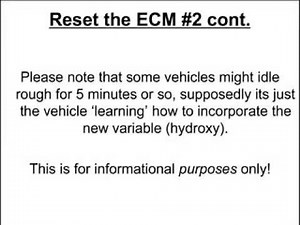 How to Reset the ECM YouTube