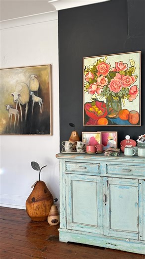 1K views · 16 reactions | Slow Saturday stroll showing a couple of corners of the gallery • featured artists include @annablatman @katiewyattartist @kylievantol @painter.minhan @emmasheehanartist @kirstydavidson1 @ginadebinski @nathanielhillerart @krissy_ell @margiecarlisle25 @lucilazentner and @janecanfield_ • lots of lovely little things too including ceramics, earrings, pears, clutches and teatowels too! Enquiries 0429301631 | Paper Pear | Facebook