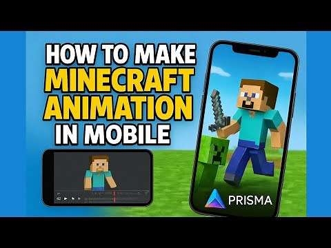 ✅How to make Minecraft Animation in Mobile phone.