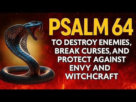 PSALM 64 PRAYER TO DESTROY ENEMIES, BREAK CURSES & CANCEL WITCHCRAFT ATTACKS