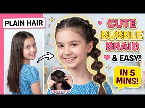 Baby Girl Long Hair Style 💕 | Cute & Easy Hairstyle for Little Girls | Kids Hair Tutorial 2026