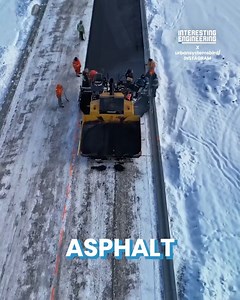 61K views · 178 reactions | Watch this road get paved during the cold winter. : urbansystemsbird / IG | Crafty Engineer | Facebook