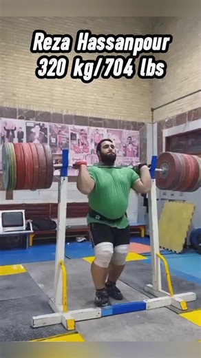 Victor Martinez - Halterofilia México 🇲🇽 on Instagram: "Esta es la sentadilla frontal más pesada en vídeo hecha por un Halterista. Reza Hassanpour 🇮🇷 320 kg/704 lbs @reza_hasanpur.iwf Vídeo from Ludwig Hoijer @ludwighoijer #weightlifting #Halterofilia #iranweightlifting #fitness #olympics"