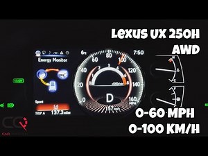 Lexus UX 250h AWD Acceleration test | 0-60 Mph / 0-100 Km/h